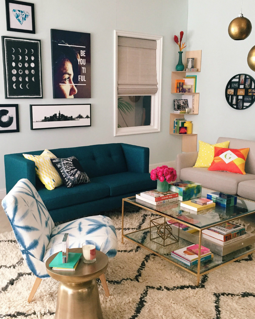 10 Sneaky Styling Tricks for a Small Living Room