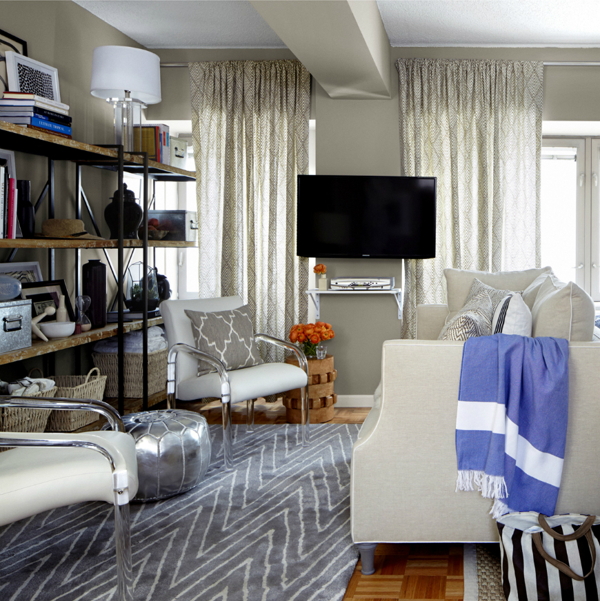 10 Sneaky Styling Tricks for a Small Living Room
