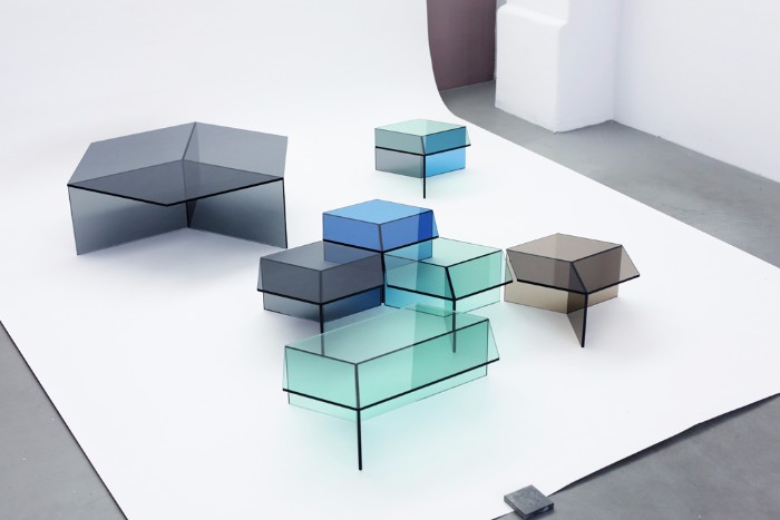 The Stuning Glass Coffee Tables by Sebastian Scherer