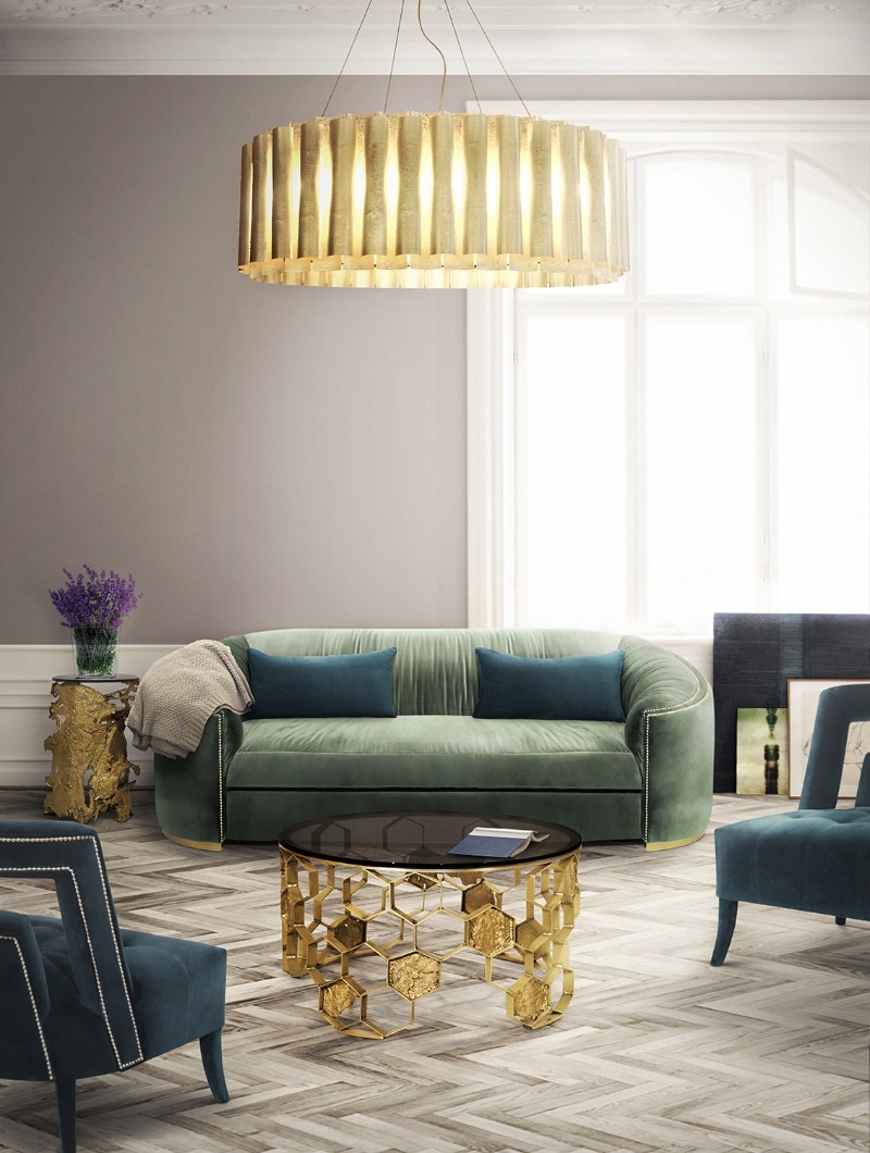 golden coffee tables